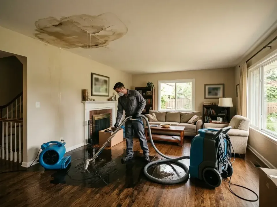 attic-pipe-burst-ceiling-drip-008 — frequently asked questions, Water Damage Restoration & Carpet Care in Red Hill, PA